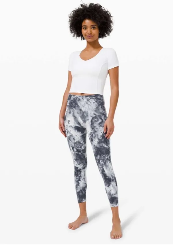 Lululemon Wunder Under High-Rise Tight 25" *Luxtreme Marble Dye Classic Navy 6 - Image 7