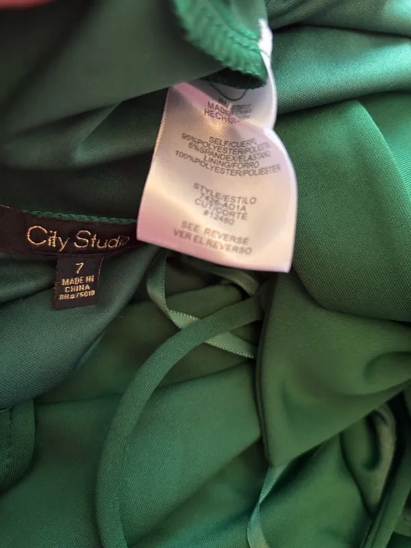 Fabulous dress size 7 💜 Green - Image 7