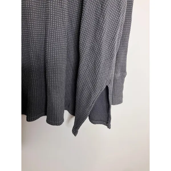 OFFLINE by Aerie Waffle Henley Women XL Gray Excellent Thumbhole 2162-1396 - Image 8