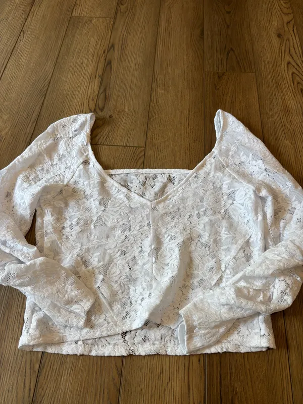 Free people lace long sleeve top  - Image 3