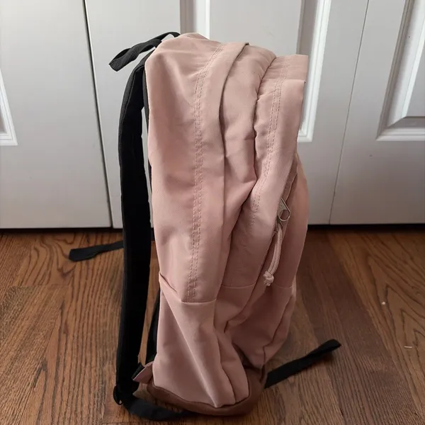 JanSport Cool Student Pink Laptop Backpack Padded 17in School Bag Bottle Pouch - Image 6