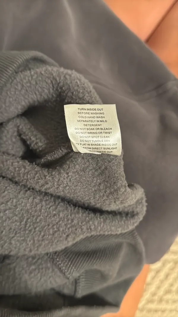 Grey white fox Hoodie - Image 4