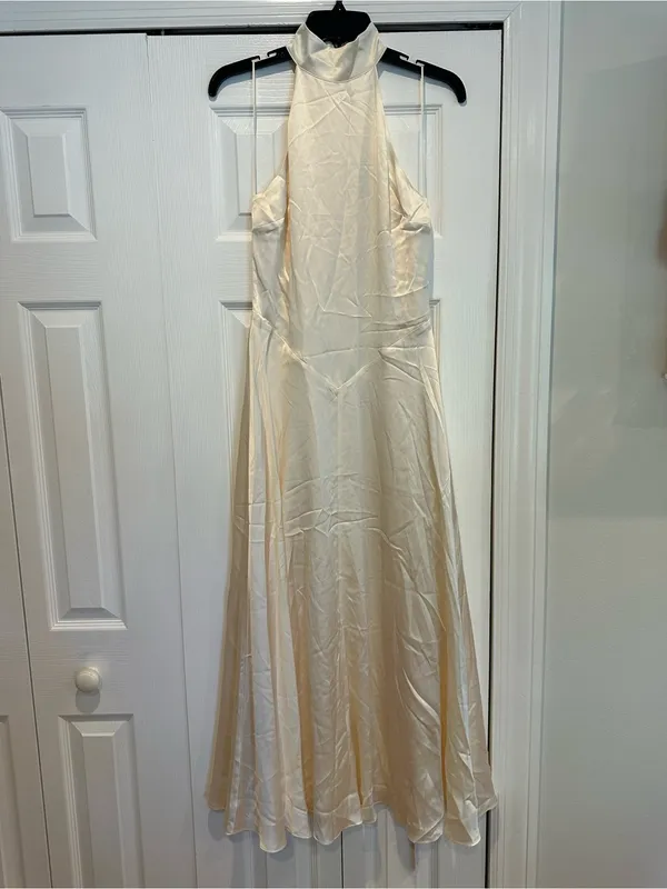 Reformation Katelyn Silk Dress - Image 4