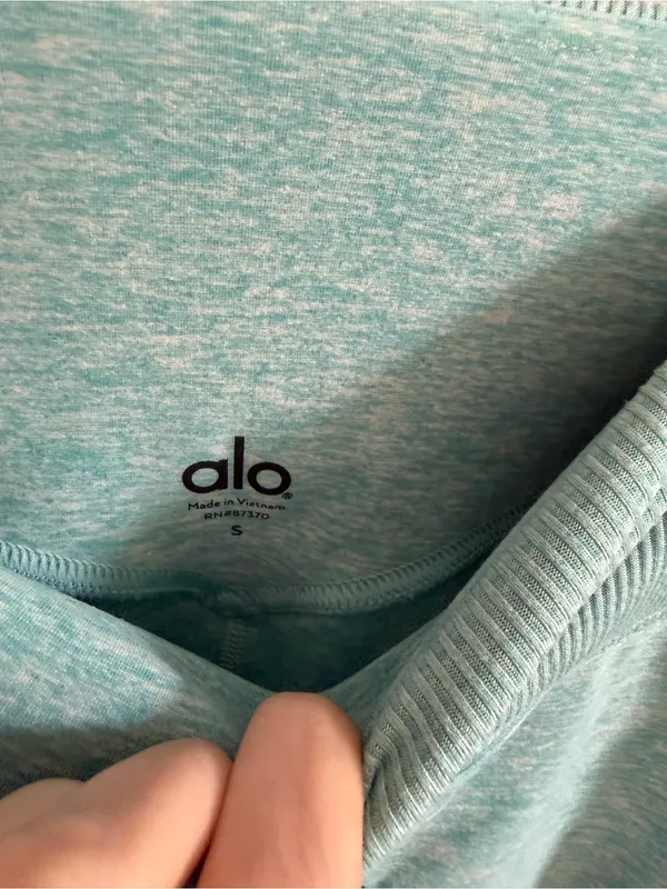 Alo Yoga High Waist Alosoft Lounge Legging Bright Aqua Size Small - Image 4