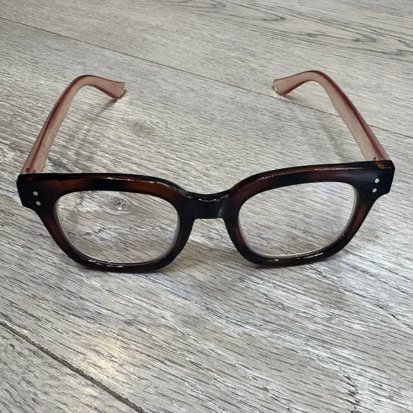 Madison Avenue‎ Square Tortoise Pink Blue Light Glasses DI P 25PL8822B Women - Image 2