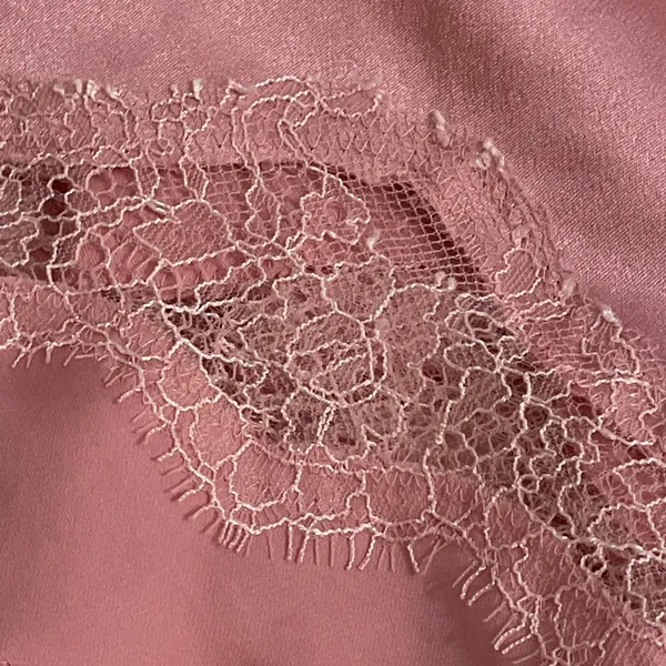 Victoria's Secret Satin Tap Shorts Light Pink Lace Trim Sleep Pajama Bottoms XS - Image 5