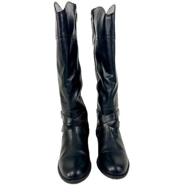 NIB - St. John’s Bay Black Riding Boots | Tall Classic Everyday Boots | Size 8.5 - Image 4