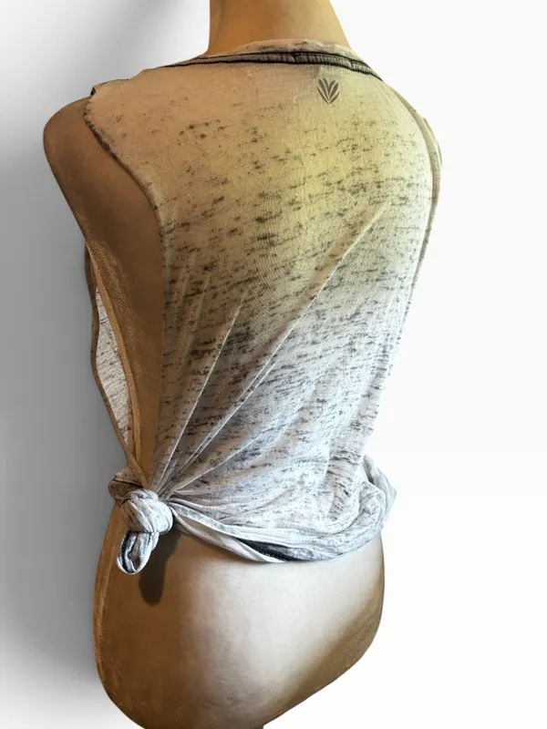 Forever 21 Gray Marbled Muscle Tee Soft Lightweight - Image 3