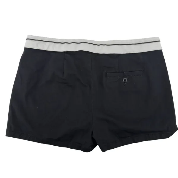Wild Fable White Trim Black Mini Skort Women 16 Pockets‎ Skirt High Rise Y2K - Image 2