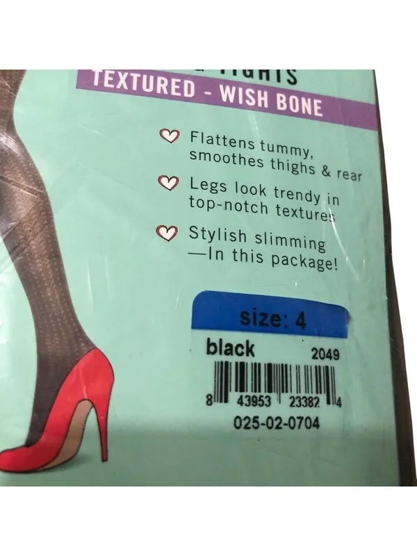Spanx Shaping Tights Size 4 Black - Image 2