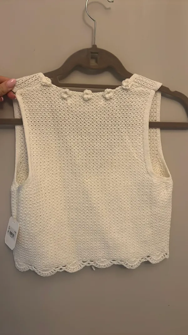 Altar'd State Ivory knit shirt - Image 3