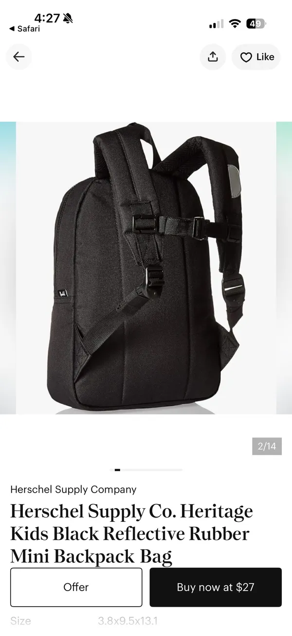 Herschel Kids backpack - Image 2