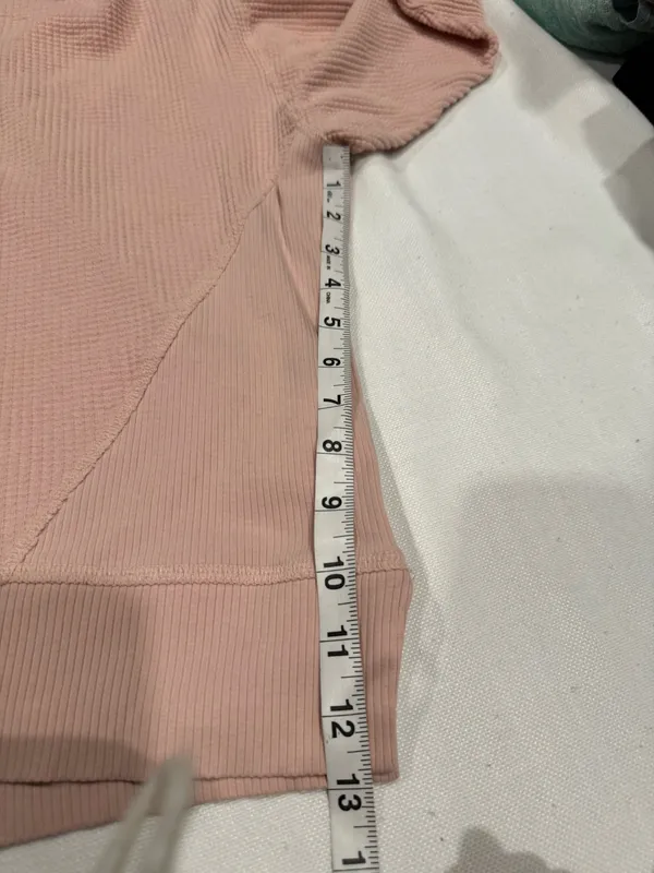 Aerie OFFLINE Pink Waffle Knit Long Sleeve Top - Image 7