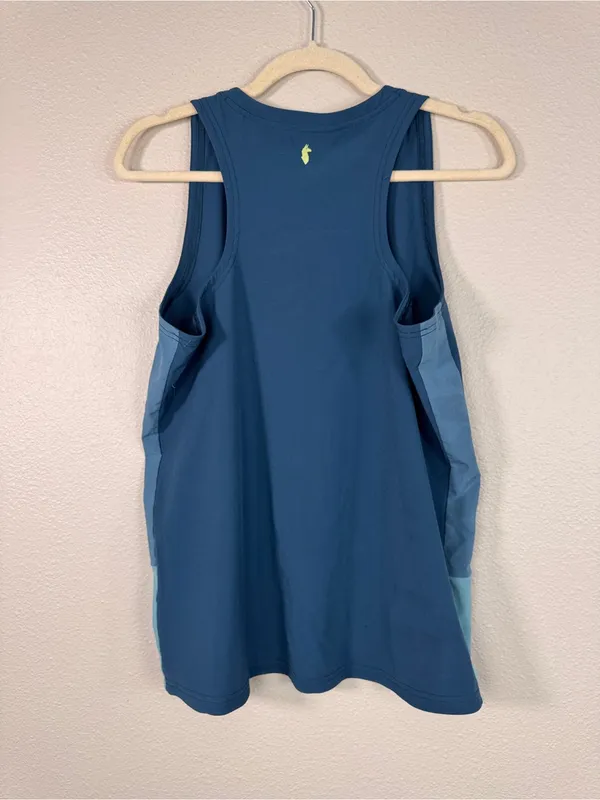Cotopaxi Blue Teal Muscle Tee Shirt Womens M Casual Athletic Gorpcore Tank - Image 2