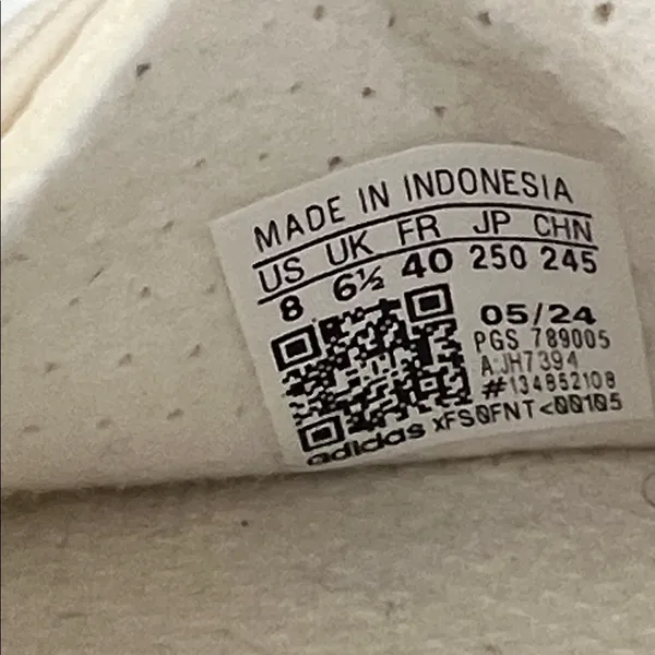 Adidas Women's SL 72 OG Sneaker Shoe Off White Pink Sz 8 - Image 9