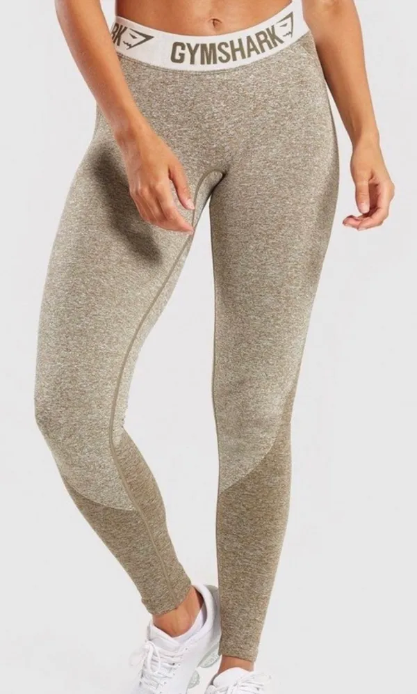 Gymshark Flex Leggings Khaki / Sand - Image 2