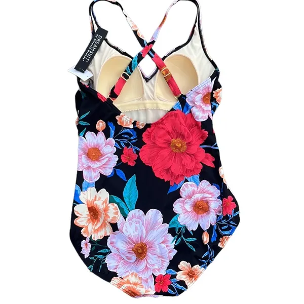 MiracleSuit NWT Dreamsuit by Miracle Brands One Piece Swim Suit Floral Size 12 - Image 6