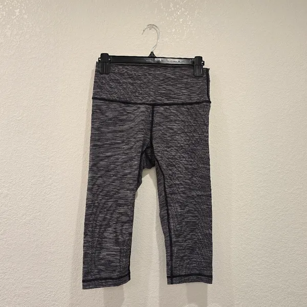 Lululemon Wunder Under Hi-Rise 1/2 Tight Luxtreme 17" Size 8 Black Slate - Image 3