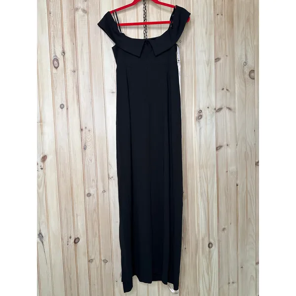 NWT Lulus Aveline Black Off-the-Shoulder Maxi Dress Whimsigoth Party Size XL - Image 6