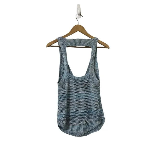 FREE PEOPLE We The Free Under The Starlight Sleeveless Crochet Sweater Tank Top - Image 7