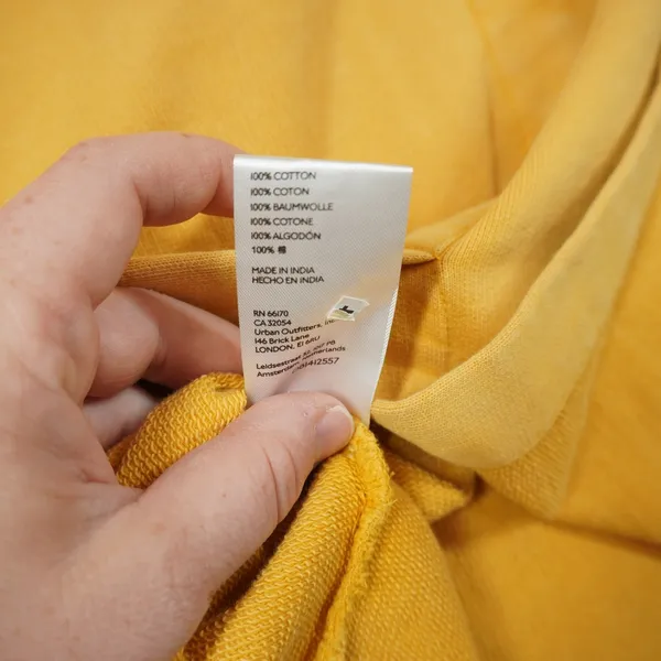 Pilcro Anthropologie Mustard Yellow Shirt Split Back Henley Top XS Cotton Casual - Image 7