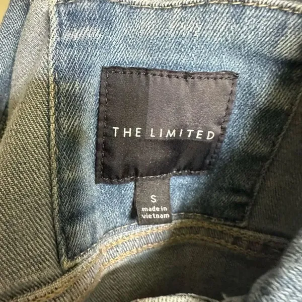 The Limited denim elevated basics minimalist S jacket - Image 3