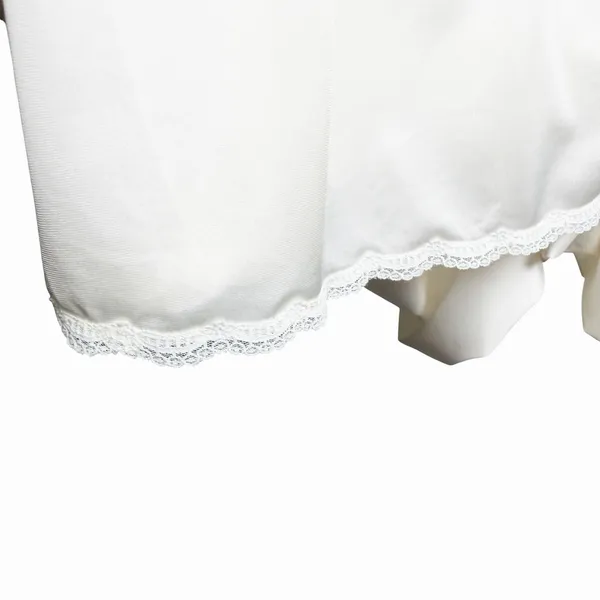 Vintage Ivory Lace Satin Slip Dress Size 36 Coquette‎ Romantic Bridal Lingerie - Image 11