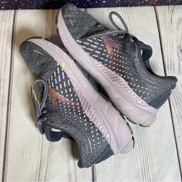 Brooks Adrenaline GTS 21 Running Shoes Grey/Lilac Women Sz 8.5 D‎ Indoor/Outdoor - Image 5