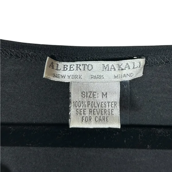 Alberto Makali Y2K Whimsigoth Sheer Moody‎ Witchy Sequin Asymmetric Top Medium - Image 3