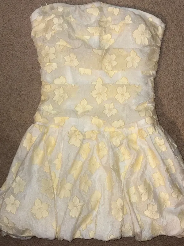 NEW AMANDA UPRICHARD Rendezvous Bubble Skirt Mini Dress S - Image 12