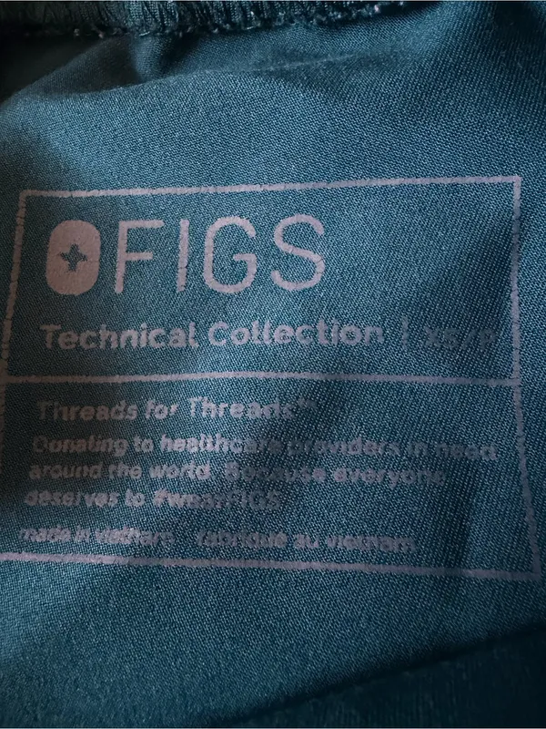 Yola High-Rise Slim Scrub Pants Size XS Petite - Image 2
