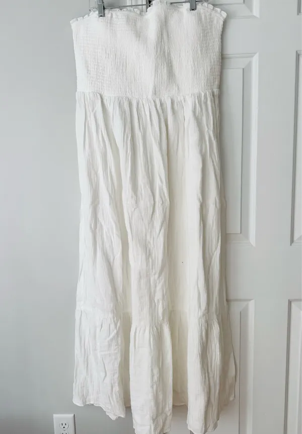 Anthropologie The Marisol Smocked Gauze Maxi Dress, Size XL - Image 5