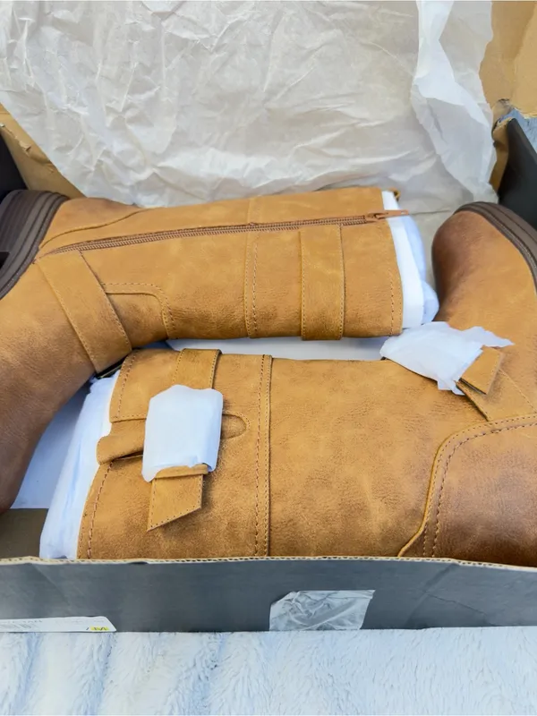 Naturalizer Women's Latoya Fashion Boot Tan Size 7 M-NEW IN BOX - Image 5