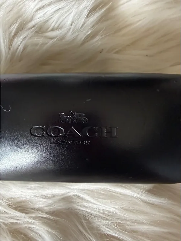 Coach Black Hard Eyeglass Case - Image 2