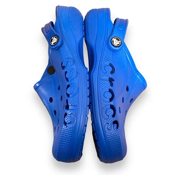 Crocs Baya Clogs Slip On Shoes in Bright Cobalt Blue‎ Sz 7 Women's / 5 Men's NEW - Image 4