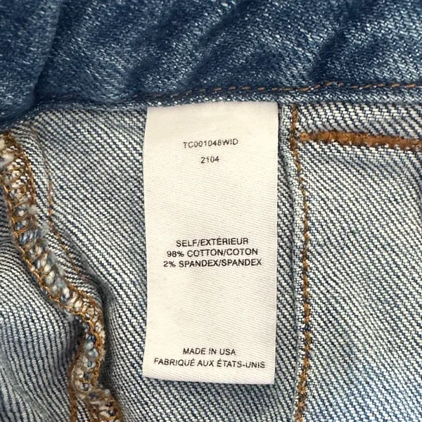 10 Crosby Derek Lam Alexa Barrel Jeans Size 27 High Rise Cropped Blue - Image 8
