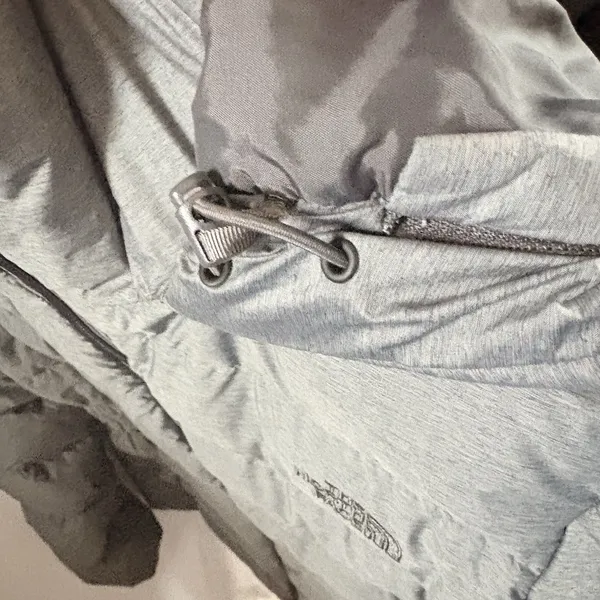 The North Face‎ Gotham Womens Goose Down Hooded Jacket Gray Medium - Image 8