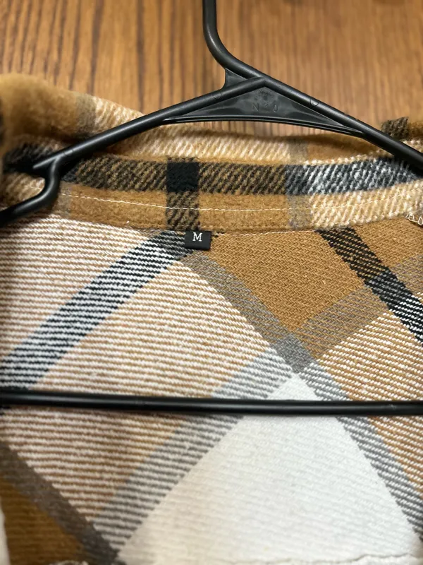 Amazon Button Down Plaid Shacket - Image 2