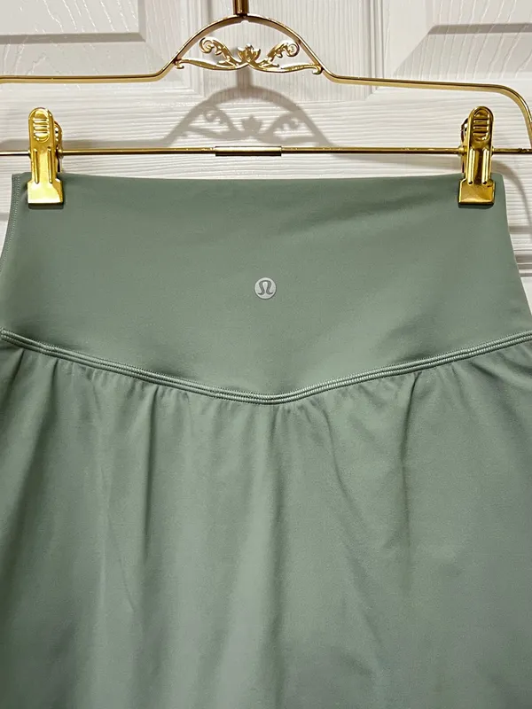 Lululemon Align High-Rise Skirt Green Size 6 Golf Sporty Athleisure Skort - Image 10