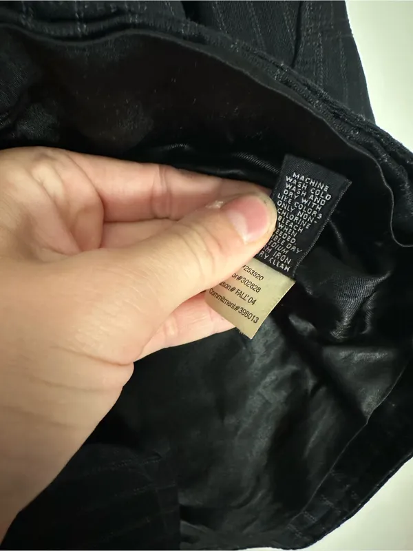 Banana Republic Y2K moto blazer jacket navy small - Image 5