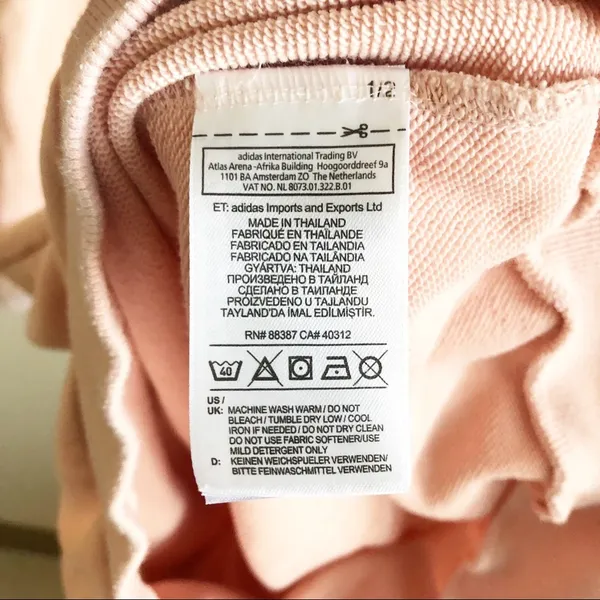 Adidas Pastel Pink Sweat Dress - Image 11