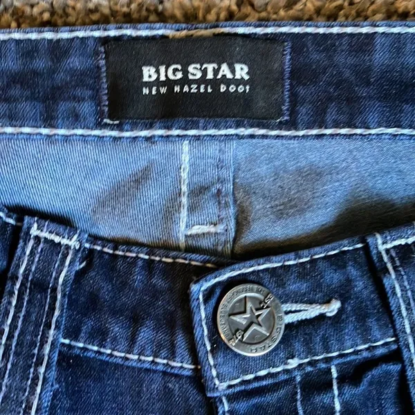Big Star Hazel Boot Cut Jeans Dark Wash size 30 SHORT - Image 3