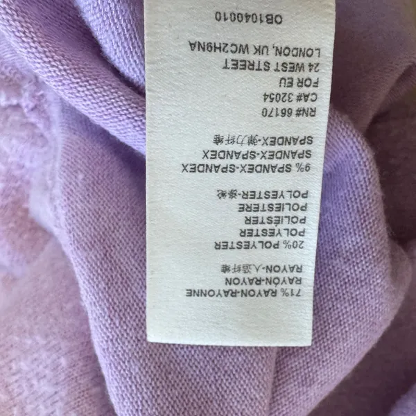 We The Free Flaunt It‎ Pullover Magical Lilac Top Sweater Off the Shoulder Small - Image 8