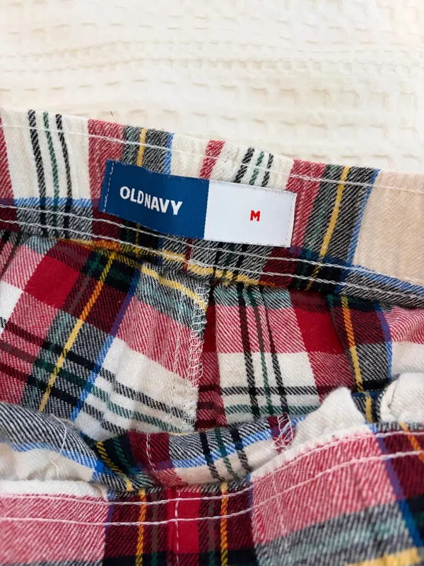 Old Navy Pajama Plaid Pants Flannel Jogger - Image 3