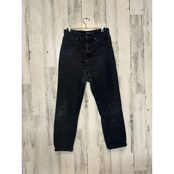 Nasty Gal collection black mom super high rise jeans size 6 - Image 3