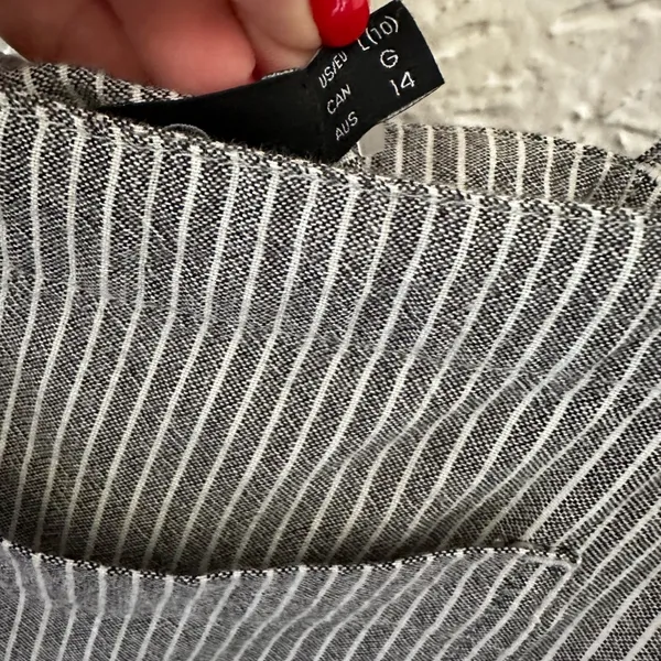 Volcom Black and White Striped Dress - Image 5