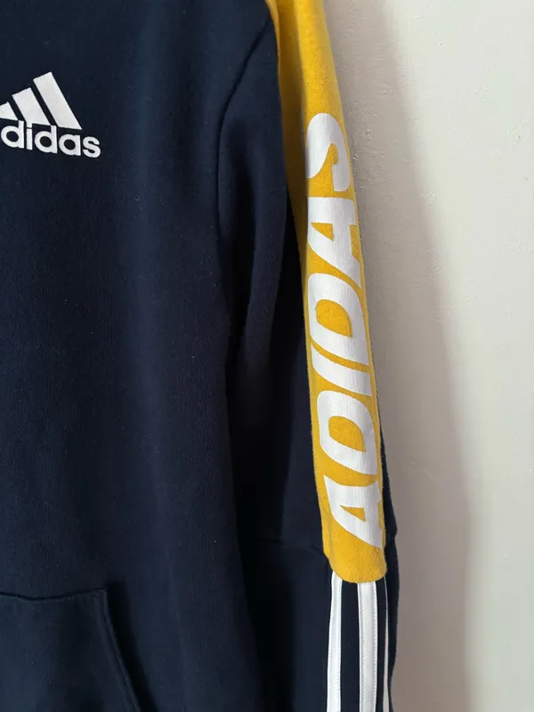 Adidas Navy Blue Hoodie - Image 3