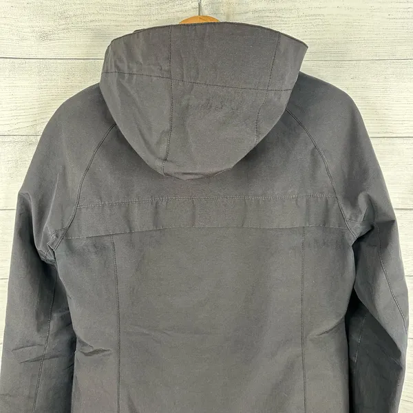 Pendleton Womens Small Flannel Plaid Lined Hooded Parka Barn Chore Coat Blue - Image 5