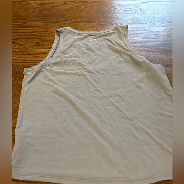 Nike Blue Tank Top w  Logo - Image 4