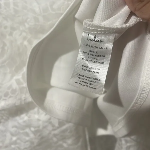 Lulus Today’s Your Day Lace MIDI Dress Sz L New with Tags Shower Bride Summer - Image 14